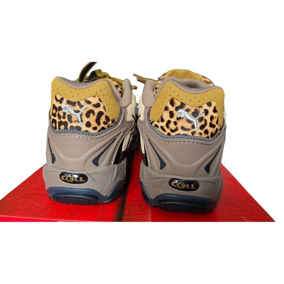 Puma Rocky Inhale L Wns Womens Running Shoes Toasted Almond Puma Blk Leopard 7.5 - Picture 5 of 9